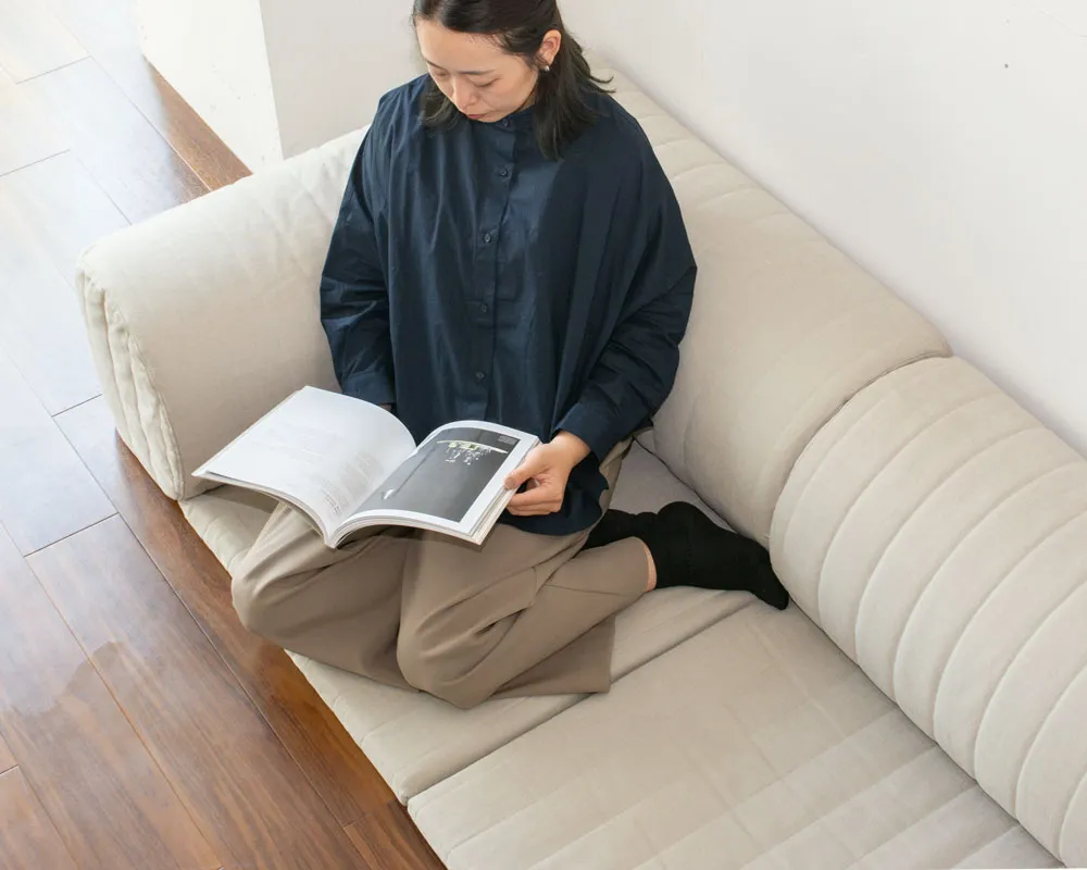座る人編 ソファのサイズの選び方｜ローソファ専門店HAREM